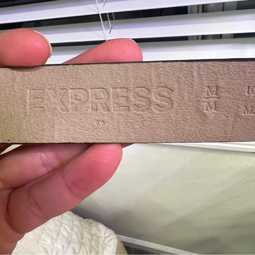 Express Animal Print Belt with Gold Buckle - Picture 4 of 7